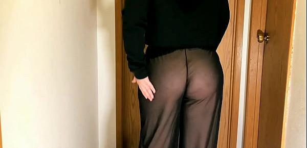  Fat Ass Mom See Through Pants Two